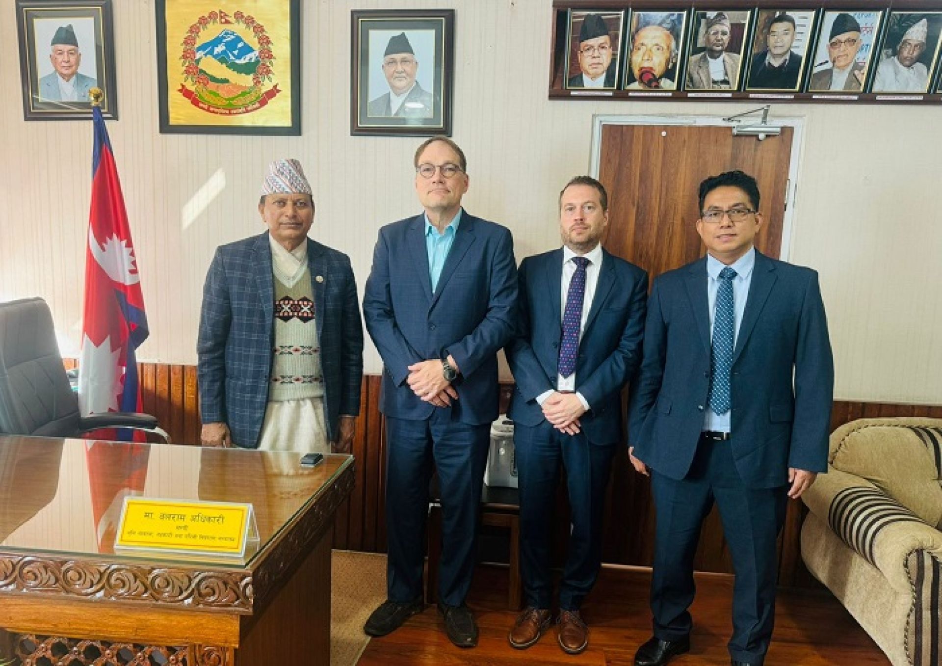 जग्गा प्रशासनलाई सुदृढ नयाँ नापजाँचका लागि विश्व बैंकको सहयोग महत्वपूर्णः मन्त्री अधिकारी 